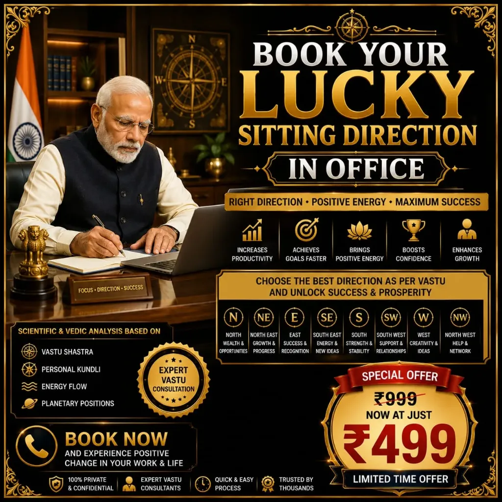 Book Lucky Sitting Direction